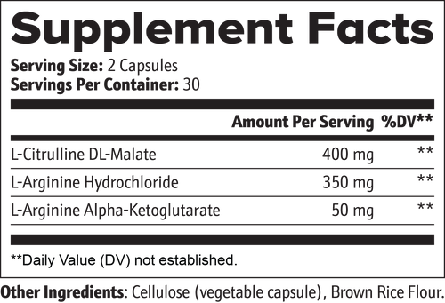 Cellura L-Citrulline & L-Arginine Stack